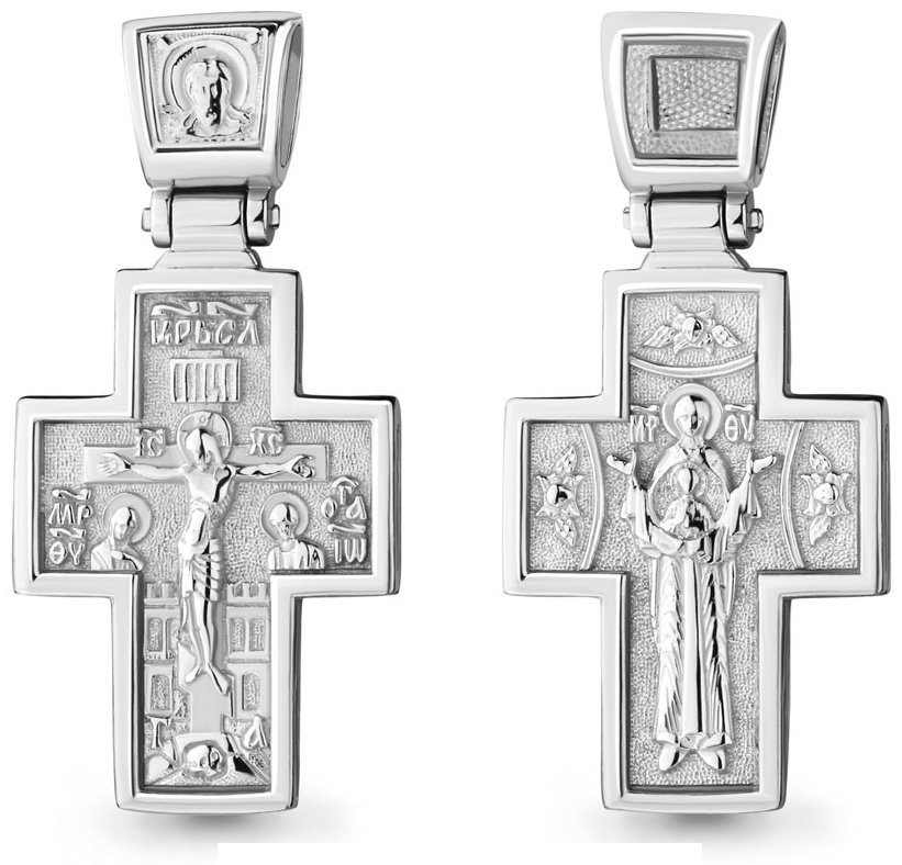 Подвеска AQUAMARINE 11949 вес 6 г серебро, без вставок купить,NaN