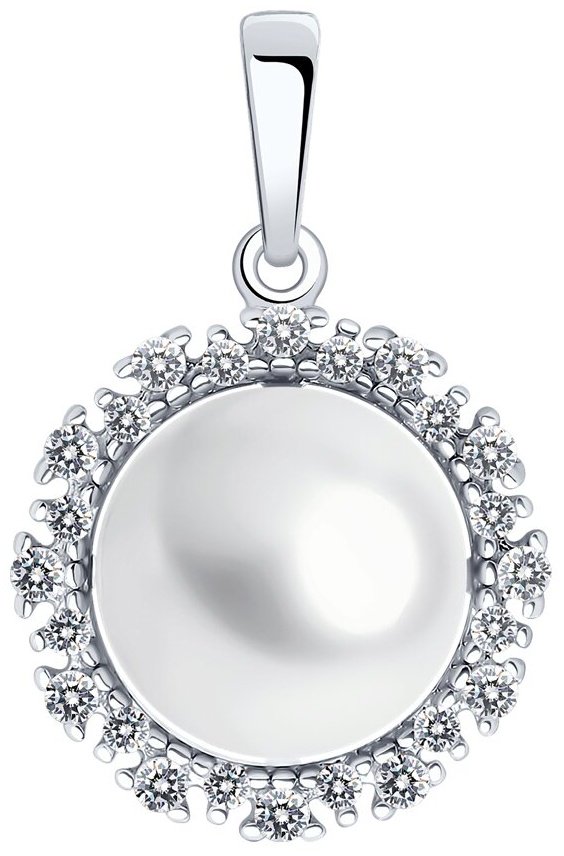 Подвеска Diamant 94-330-02678-1 вес 2.54 г серебро, фианит купить,NaN