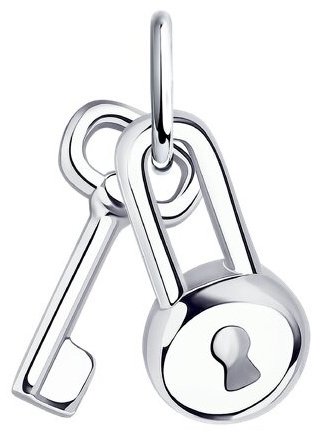 Подвеска Diamant 94-130-01076-1 вес 1.21 г серебро, без вставок купить,NaN