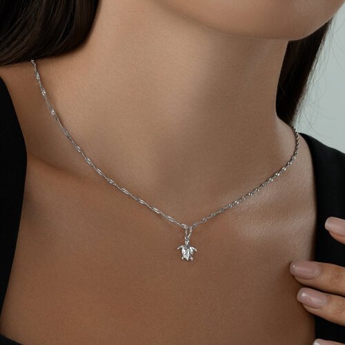 Подвеска Diamant 94-130-01081-1 вес 0.61 г серебро, без вставок купить,NaN