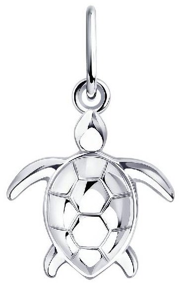 Подвеска Diamant 94-130-01081-1 вес 0.82 г серебро, без вставок купить,NaN
