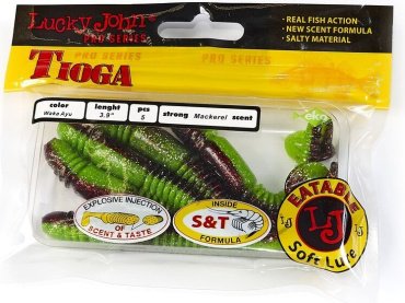 Мягкая приманка Lucky John 140104-T44 5 шт купить,NaN