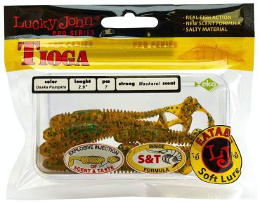 Мягкая приманка Lucky John 140104-PA19 5 шт купить,NaN
