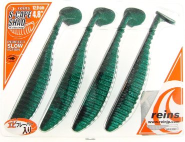 Мягкая приманка Reins S-Cape Shad 4.8 4 шт купить,NaN