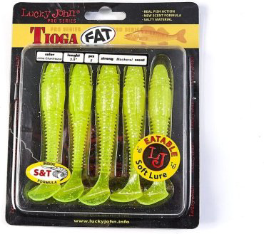 Мягкая приманка Lucky John Pro Series Tioga Fat 140146 5 шт купить,NaN