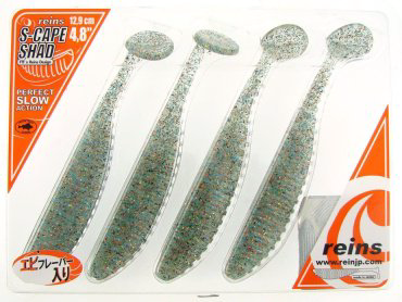 Мягкая приманка Reins S-Cape Shad 4.8 4 шт купить,NaN