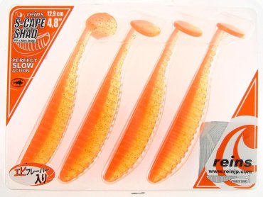 Мягкая приманка Reins S-Cape Shad 4.8 4 шт купить,NaN