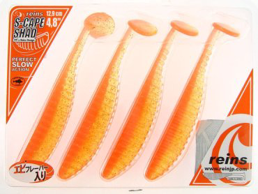 Мягкая приманка Reins S-Cape Shad 4.8 4 шт купить,NaN