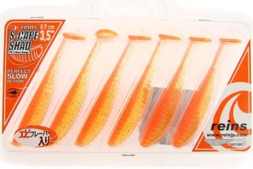 Мягкая приманка Reins S-Cape Shad 3.5 6 шт купить,NaN