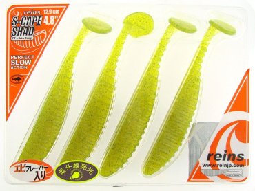 Мягкая приманка Reins S-Cape Shad 4.8 4 шт купить,NaN