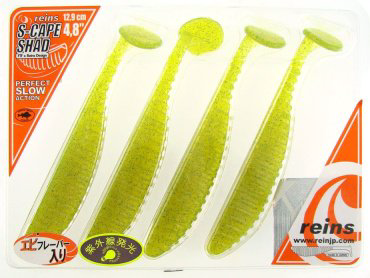 Мягкая приманка Reins S-Cape Shad 4.8 4 шт купить,NaN