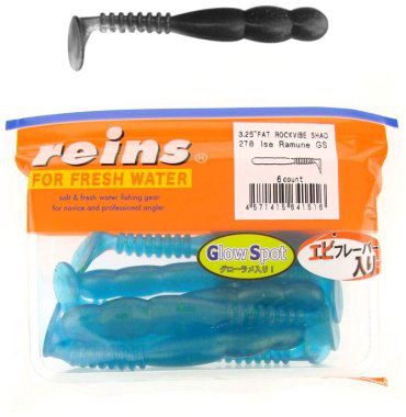 Мягкая приманка Reins Fat Rockvibe Shad 3.25"# 278 Ise RamuneGS 6 шт купить,NaN