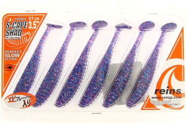 Мягкая приманка Reins S-Cape Shad 3.5" 407 Pione 6 шт купить,NaN