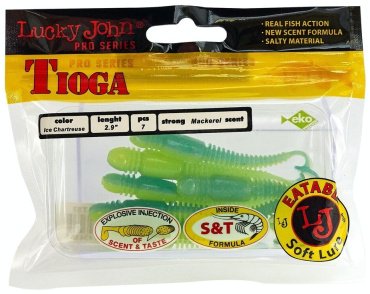 Мягкая приманка Lucky John Pro Series Tioga 7 шт купить,NaN