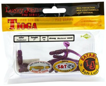 Мягкая приманка Lucky John Pro Series Tioga 140102 10 шт купить,NaN