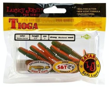 Мягкая приманка Lucky John Pro Series Tioga 140103 7 шт