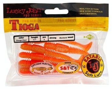 Мягкая приманка Lucky John Tioga 140127 6 шт купить,NaN