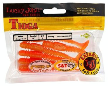Мягкая приманка Lucky John Tioga 140127 6 шт купить,NaN