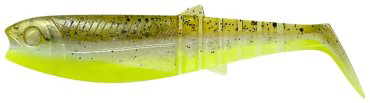 Мягкая приманка Savage Gear Cannibal Shad Green Pearl Yellow 1 шт купить,NaN