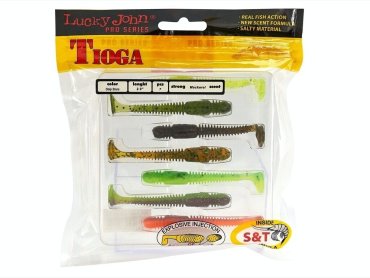 Мягкая приманка Lucky John Pro Series Tioga 140103 7 шт купить,NaN