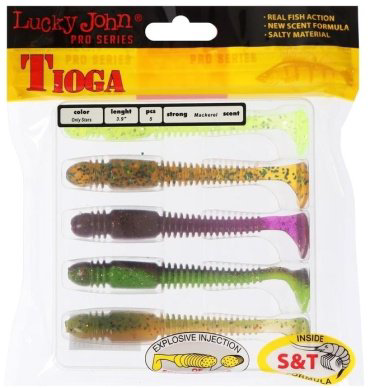 Мягкая приманка Lucky John Pro Series Tioga 140104 5 шт купить,NaN