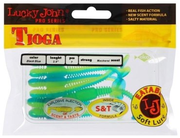Мягкая приманка Lucky John Pro Series Tioga 140103 7 шт