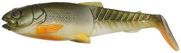 Мягкая приманка Savage Gear Craft Cannibal Paddletail Olive Pearl Hot Orange 1 шт купить,NaN