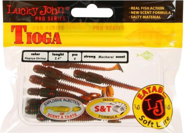 Мягкая приманка Lucky John Pro S Tioga 140119 9 шт