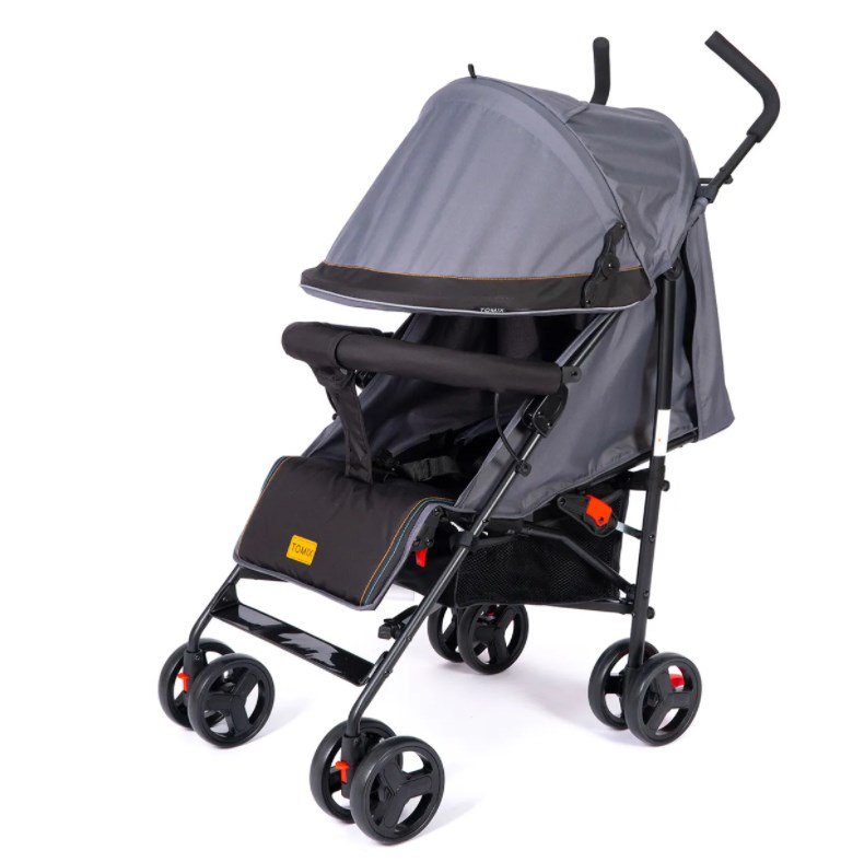 Коляска прогулочная   Tomix Kika HP-311 Grey/Black купить,0