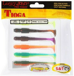 Мягкая приманка Lucky John Pro Series Tioga 140127 6 шт