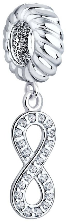 Подвеска SOKOLOV 94031901 вес 1.73 г серебро, фианит купить,NaN