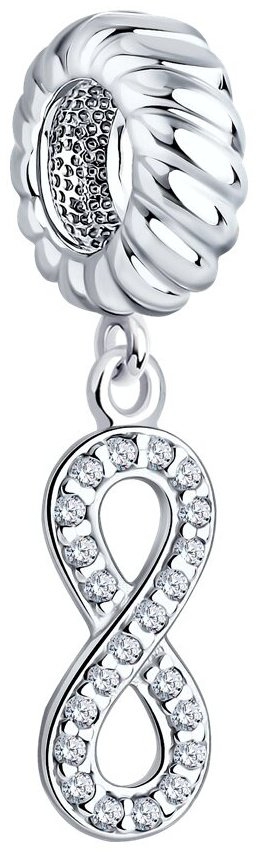 Подвеска SOKOLOV 94031901 вес 1.73 г серебро, фианит купить,NaN