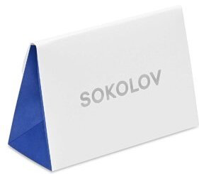Подвеска SOKOLOV 94032398 вес 5.58 г серебро, эмаль, имитация жемчуга купить,NaN