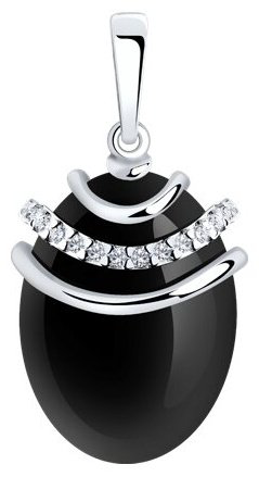 Подвеска SOKOLOV 83030037 вес 2.81 г серебро, фианит купить,NaN