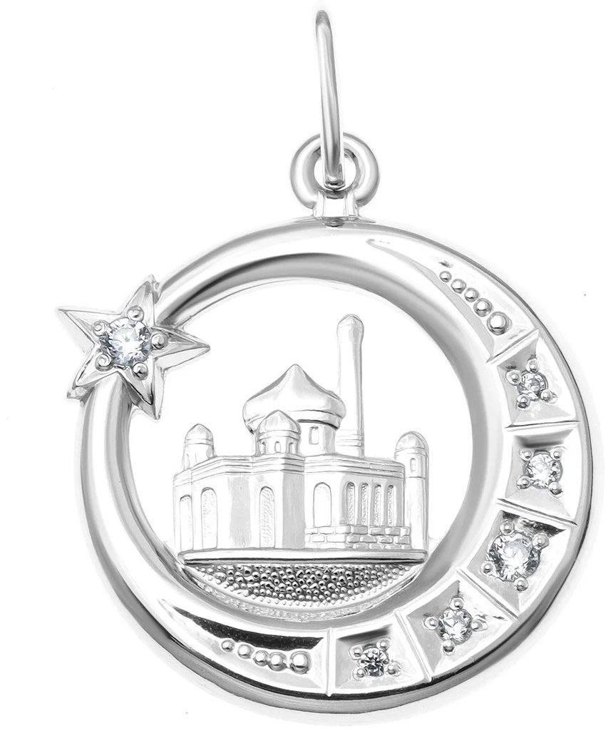 Подвеска SOKOLOV 94030686-s50 вес 1.59 г серебро, фианит купить,NaN