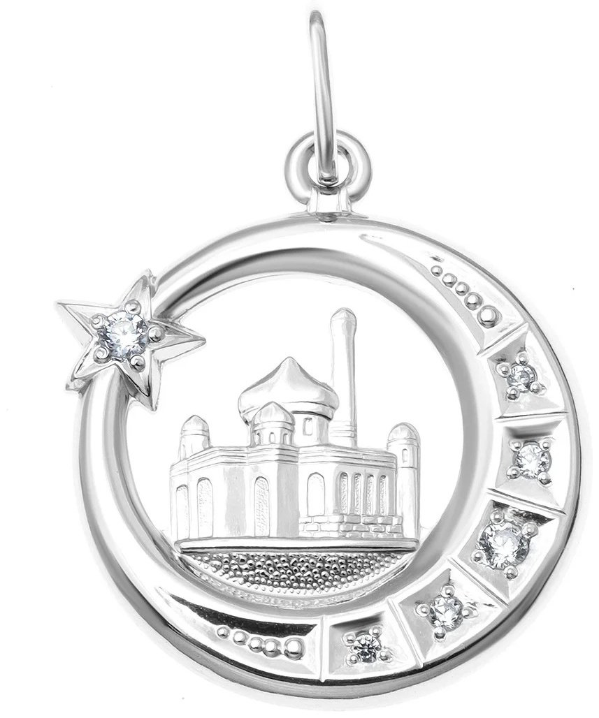 Подвеска SOKOLOV 94030686-s50 вес 1.59 г серебро, фианит купить,NaN