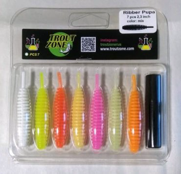 Мягкая приманка Trout Zone Pupa23mix 1 шт