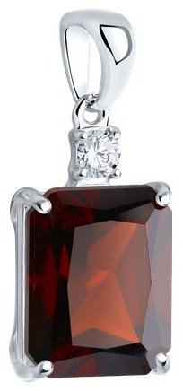 Подвеска SOKOLOV 92030425 вес 2.31 г серебро, фианит, ситалл купить,NaN
