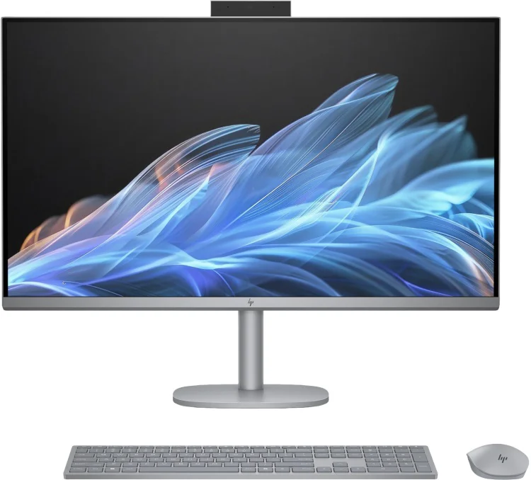 Моноблок HP D49KVEA OmniStudio X All-in-One 27-cs0020ci PC 27'' FHD (1920 x 1080) IPS/Intel Core Ultra 7 155H up to 4,8GHz (16Cores)/16GB/512GB/Integrated/Wi-Fi 7/BT5.4/5MP+IR Camera/USB mouse+keyboard/DOS/1Y/Meteor Silver купить,NaN