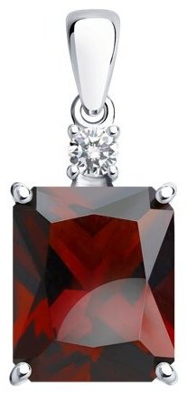 Подвеска SOKOLOV 92030425 вес 2.4 г серебро, фианит, ситалл купить,NaN