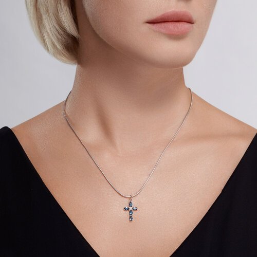 Подвеска SOKOLOV 92030426 вес 2.34 г серебро, фианит, ситалл купить,NaN