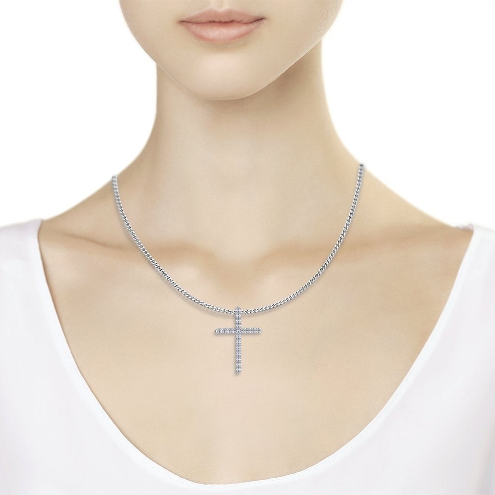 Подвеска SOKOLOV 94031253 вес 1.87 г серебро, фианит - ForteMarket Подвеска SOKOLOV 94031253 вес 1.87 г серебро, фианит купить,0