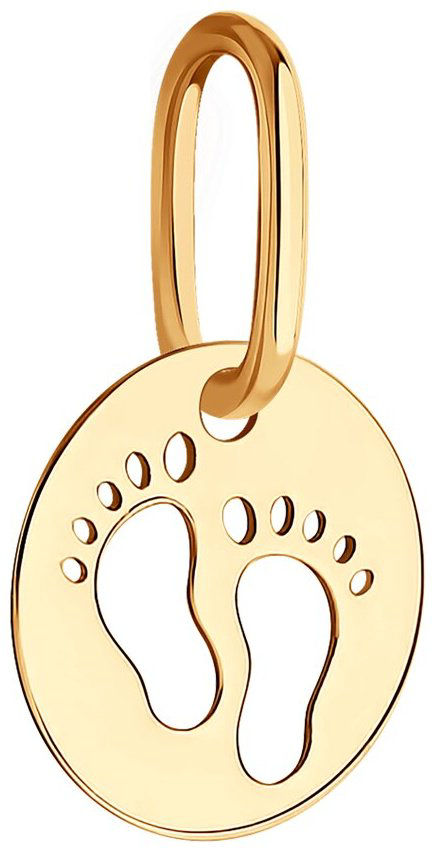 Подвеска SOKOLOV 036192 вес 0.26 г золото, без вставок купить,NaN