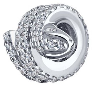 Подвеска SOKOLOV 94032869 вес 1.53 г серебро, фианит купить,NaN
