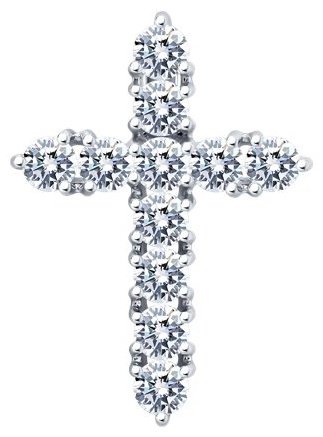 Подвеска SOKOLOV 94032905 вес 1.52 г серебро, фианит купить,NaN