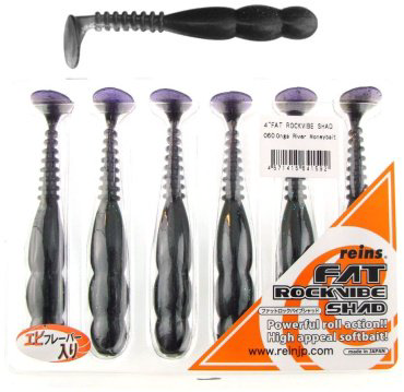 Мягкая приманка Fat Rockvibe Shad 4"# 060 Onga River Moneybait 6 шт купить,NaN