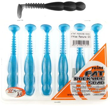 Мягкая приманка Fat Rockvibe Shad 4"# 278 Ise RamuneGS 6 шт купить,NaN