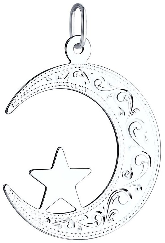 Подвеска SOKOLOV 94031406 вес 1.73 г серебро, без вставок купить,NaN