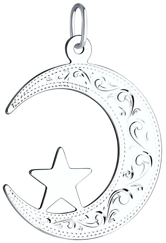 Подвеска SOKOLOV 94031406 вес 1.73 г серебро, без вставок купить,NaN