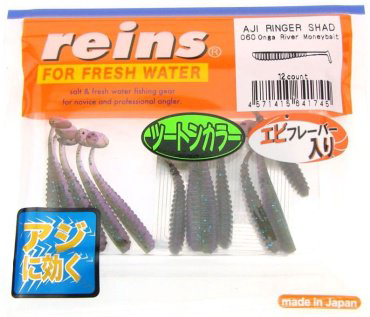 Мягкая приманка Aji Ringer Shad 38mm# 060 Onga River Moneybait 12 шт купить,NaN